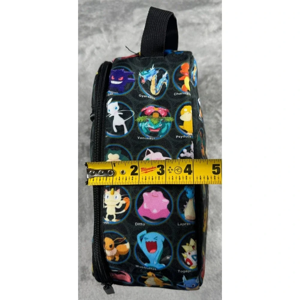 Pokemon Grid Insulated Multipocket School Lunch Bag Retro Rare Anime Y2K Pikachu